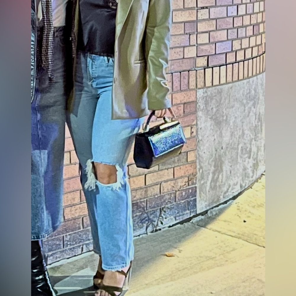 Good American Distressed Blue Women's Jeans